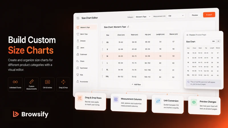 Browsify: AI Size Recommender