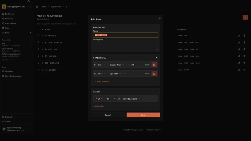 blstr: TCG Inventory Platform