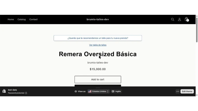 Talles BRUMIO