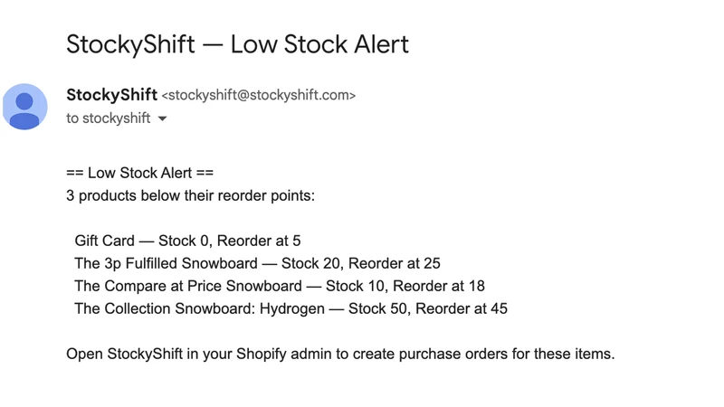 StockyShift