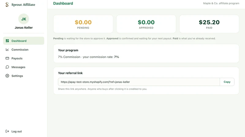 Sprout Affiliate Marketing