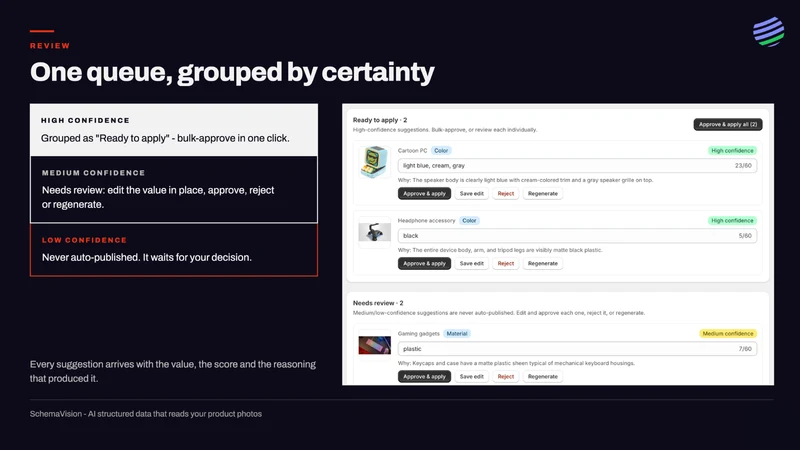 SchemaVision: AI search data