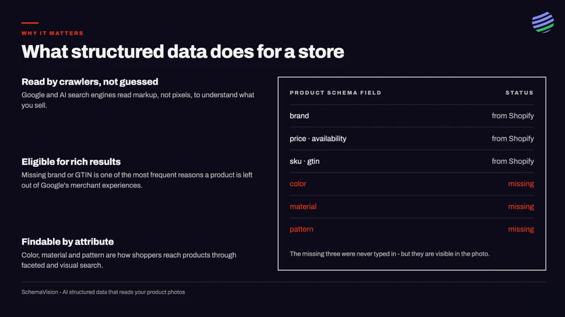 SchemaVision: AI search data