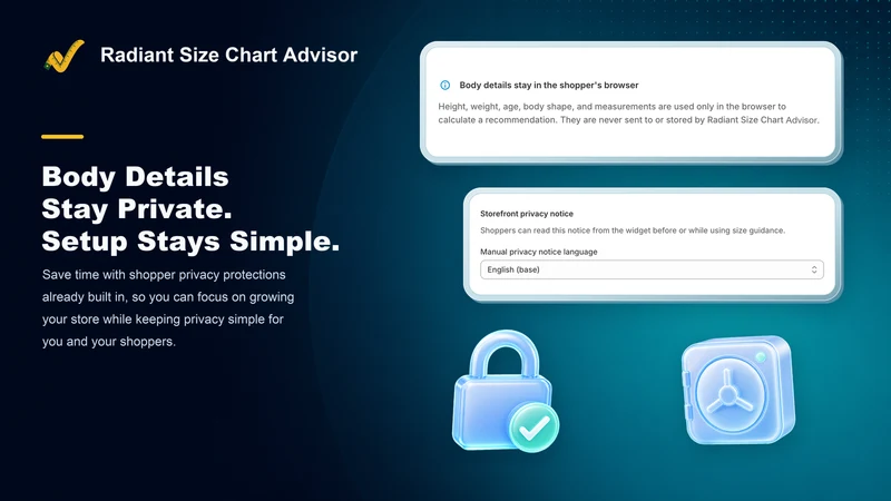 Radiant Size Chart Advisor