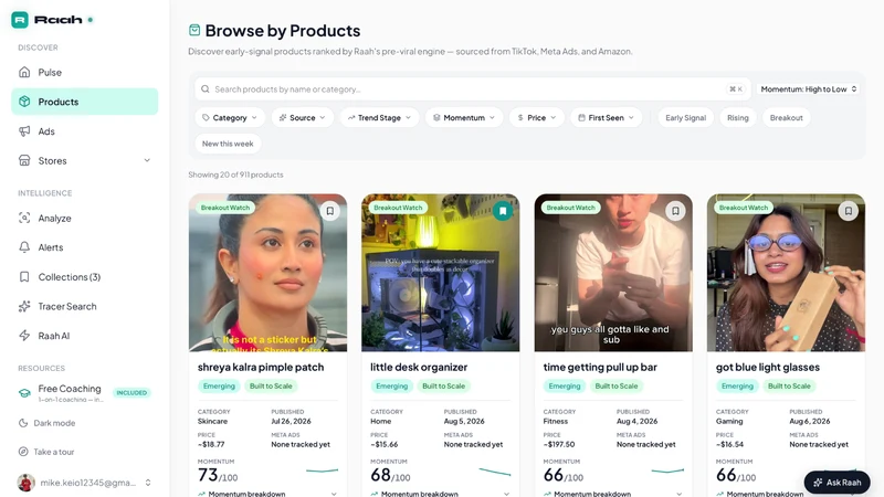 Raah: Research & Store Creator