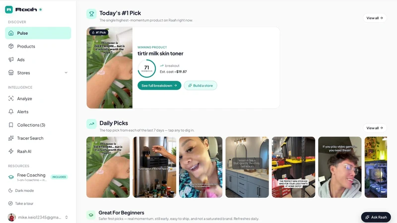 Raah: Research & Store Creator