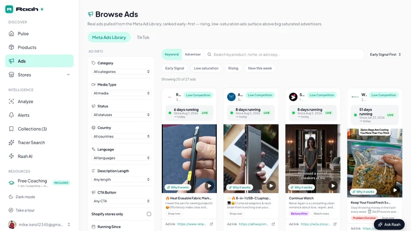 Raah: Research & Store Creator