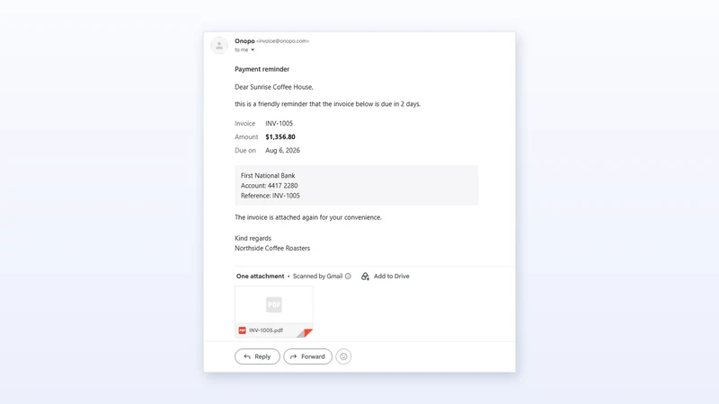 Onopo: B2B Invoices & Terms