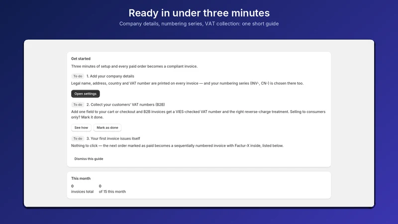 InvoiceAnvil ‑ EU Invoicing