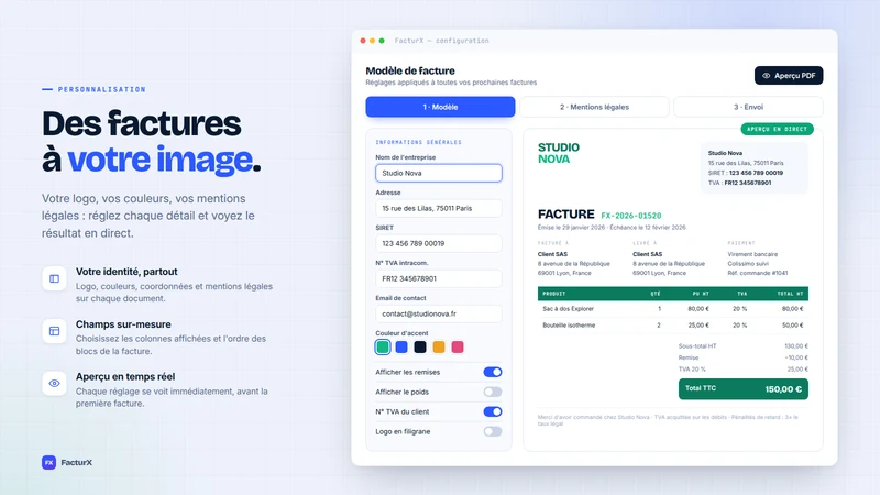 FacturX: Invoice Order Printer
