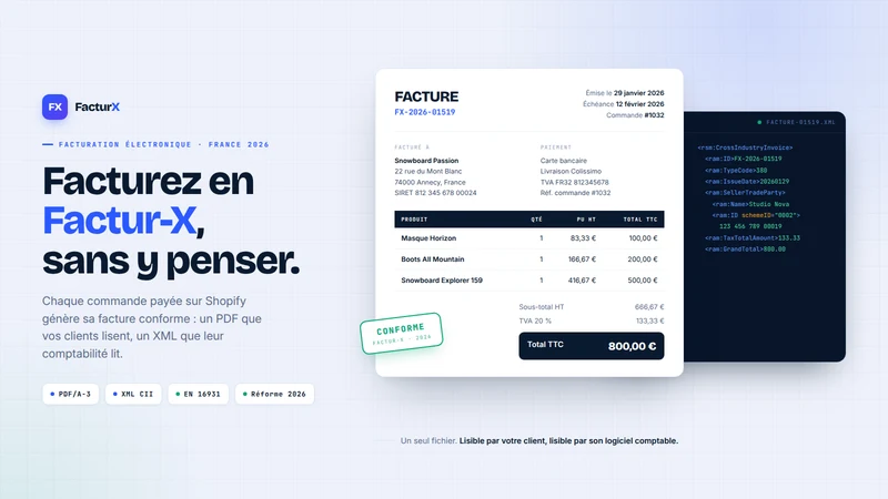 FacturX: Invoice Order Printer