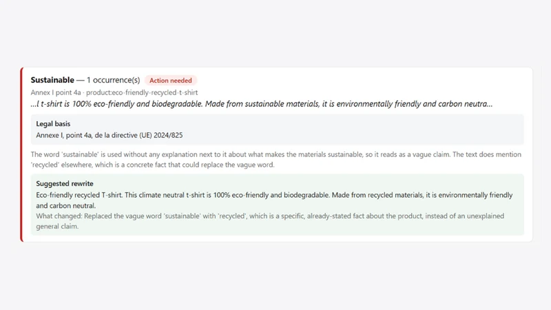 EU Green Claims Fix & Proof