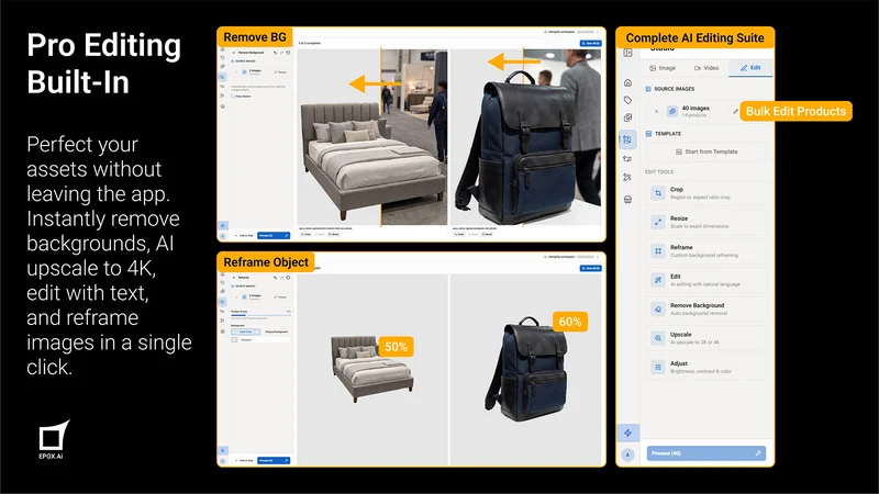 Epox AI Product Photo & Video