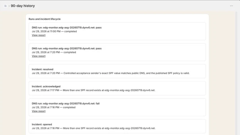 RecordVane: Email DNS Guard