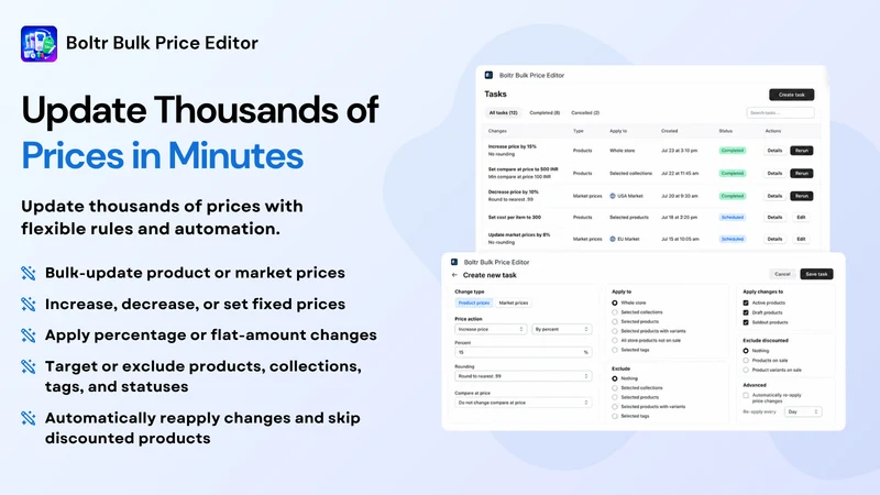 Boltr Bulk Price Editor