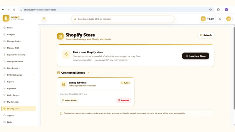 Bhunel Dropshipping