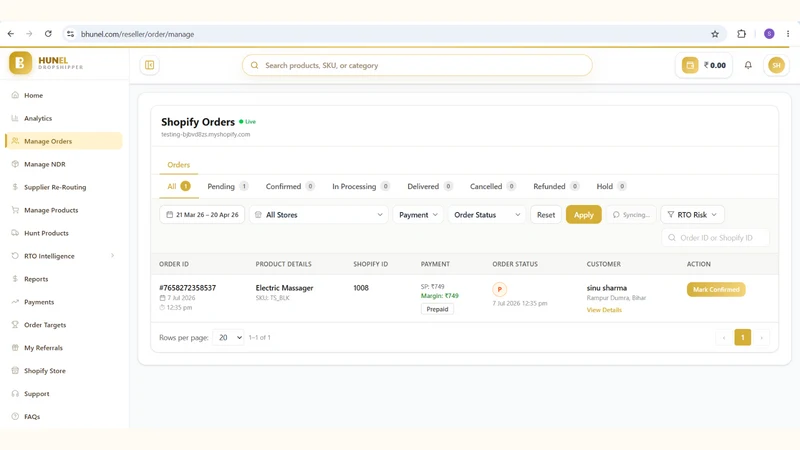 Bhunel Dropshipping