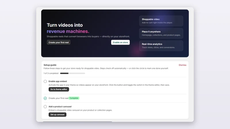 AnotherDev ‑ Shoppable Video