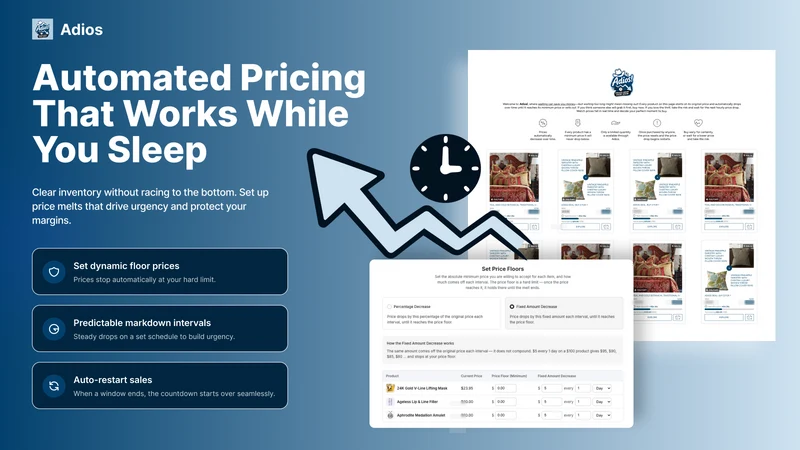Adios ‑ Auto Price Drop System