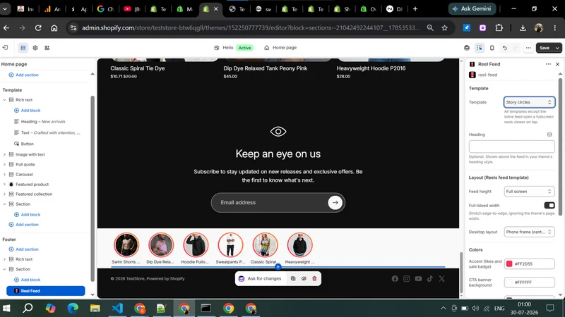 Reel Feed
