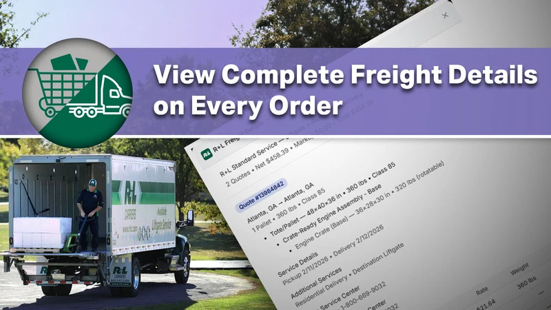 R+L Carriers Shipping