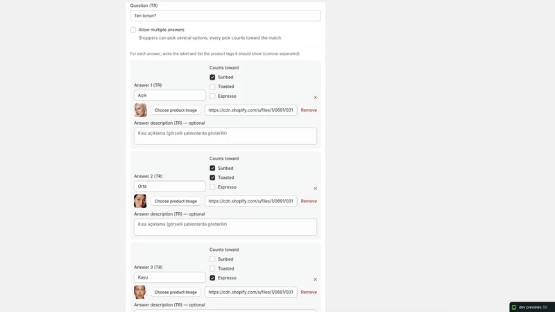 QuizLab — Product Quiz