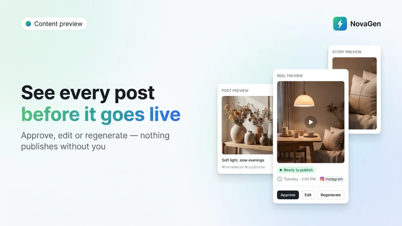 NovaGen: AI Social Auto Post