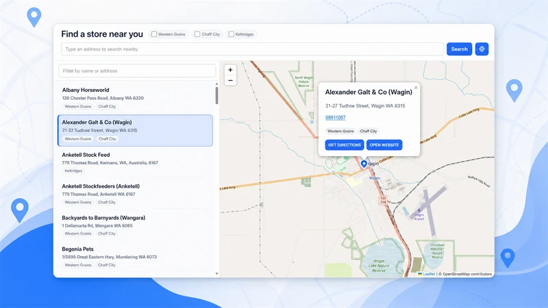 Kinetic Store Locator