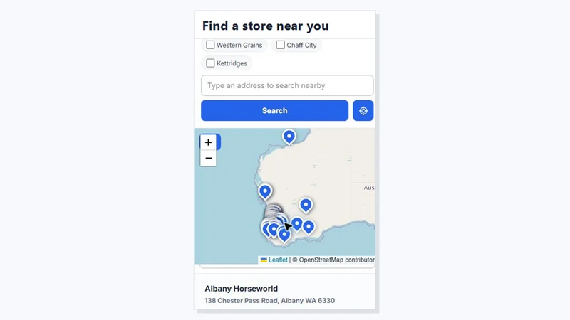 Kinetic Store Locator