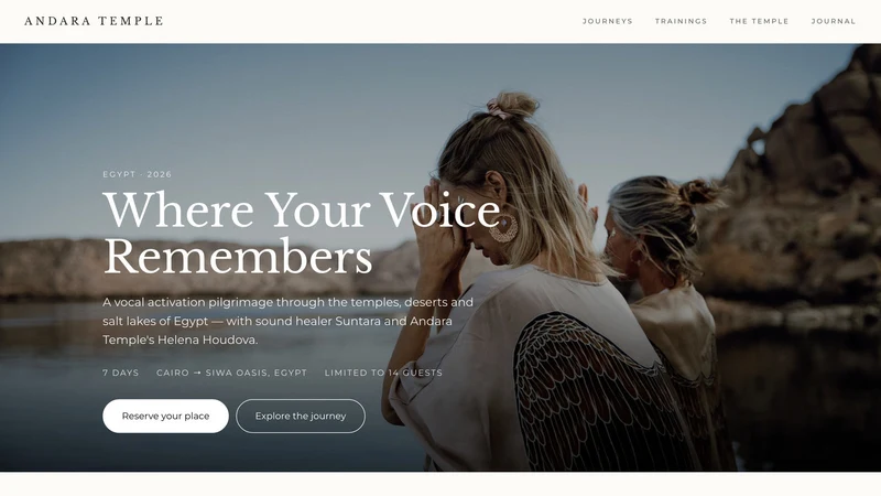 Haven: Retreat Booking