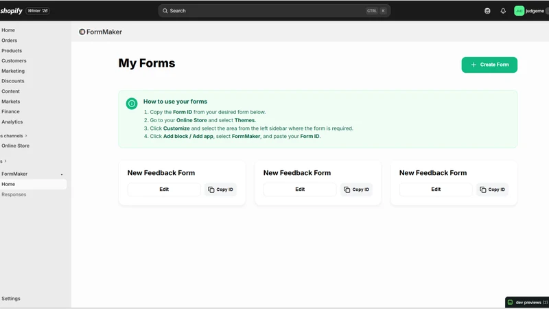 FormMaker ‑ Explified