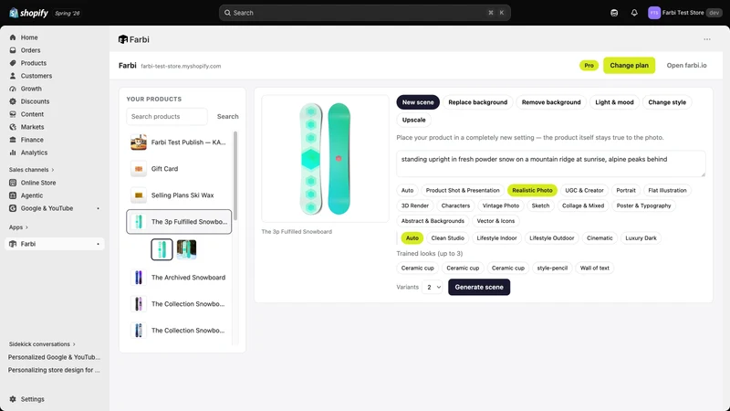 Farbi — AI Product Images