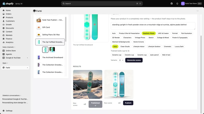 Farbi — AI Product Images