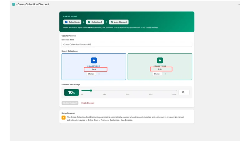 TRoo Collection Based Discount