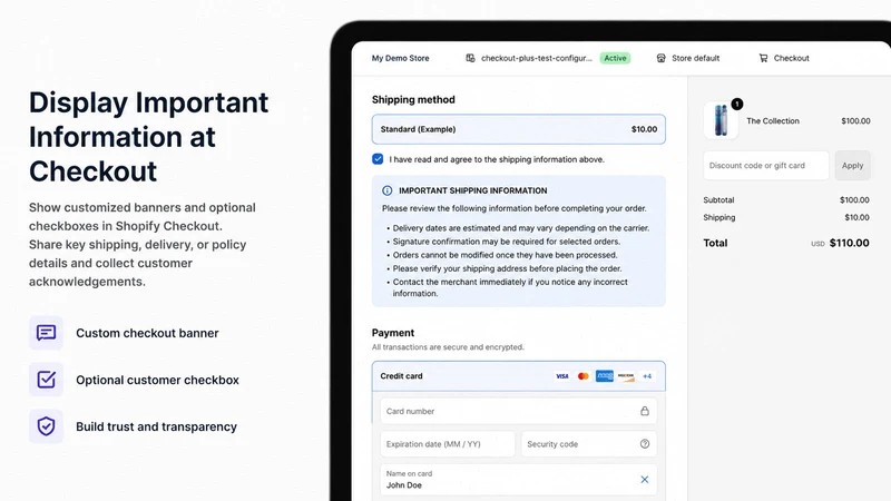 Easy Checkout Banner Pro