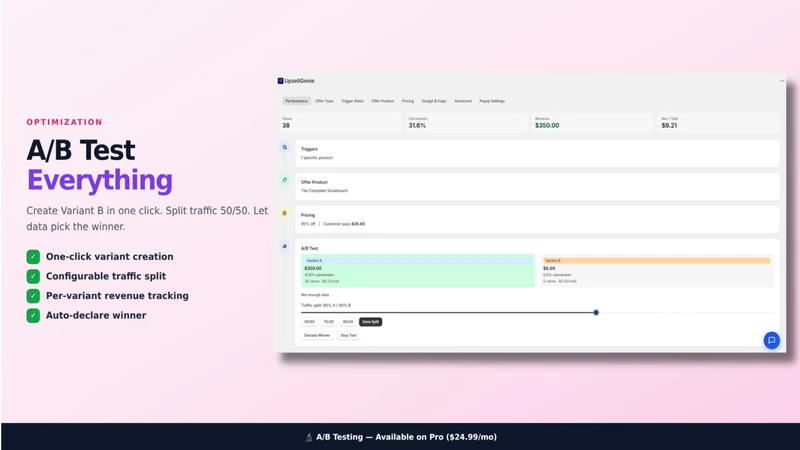 UpsellGenie ‑ Post Purchase