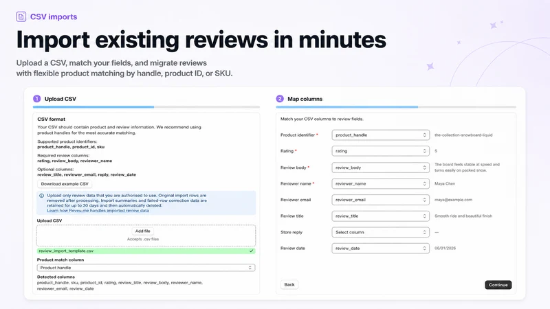 Reveu.me: Reviews & Popups