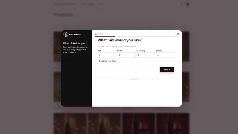 My Next Wine ‑ Wine Finder