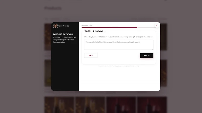 My Next Wine ‑ Wine Finder
