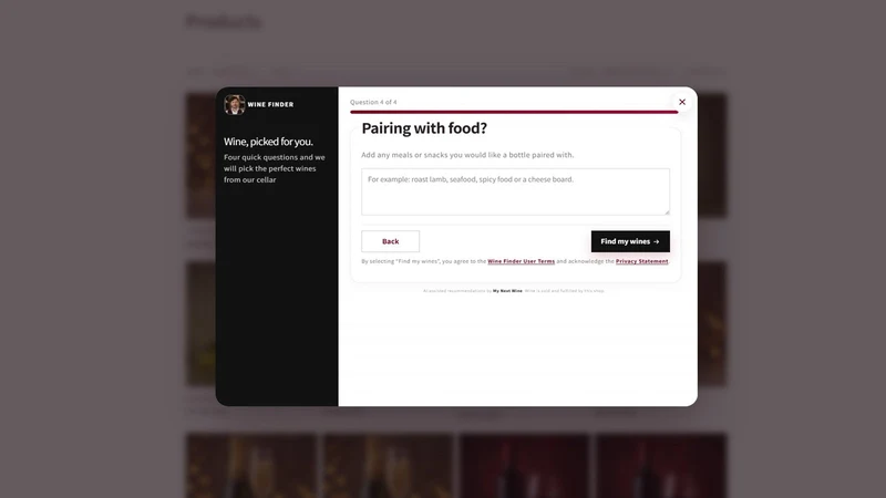 My Next Wine ‑ Wine Finder
