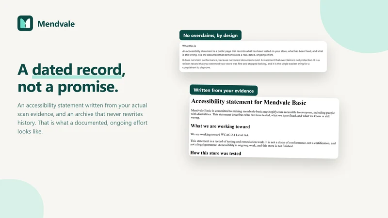 Mendvale ‑ Accessibility