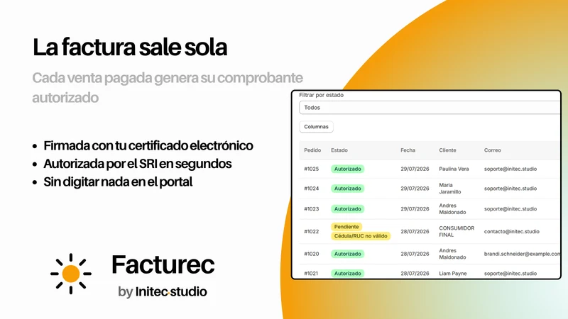 Facturec: Facturación SRI