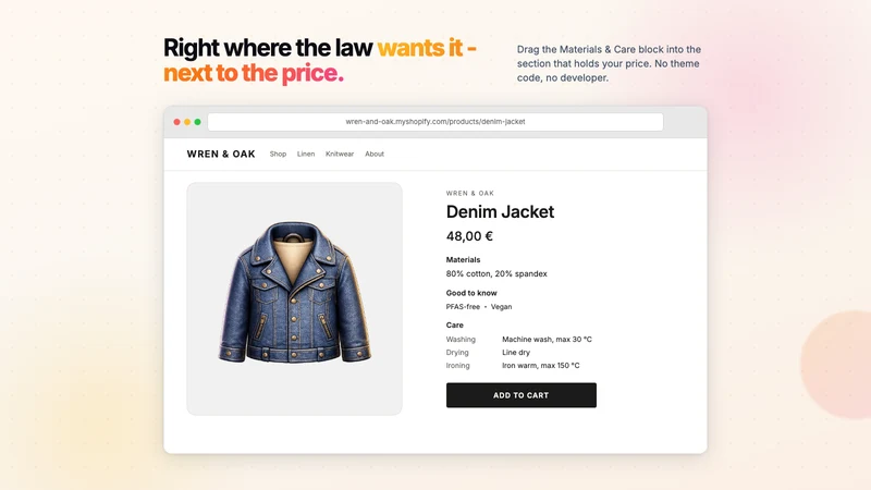 Easy Textile Labels ‑ EU Law