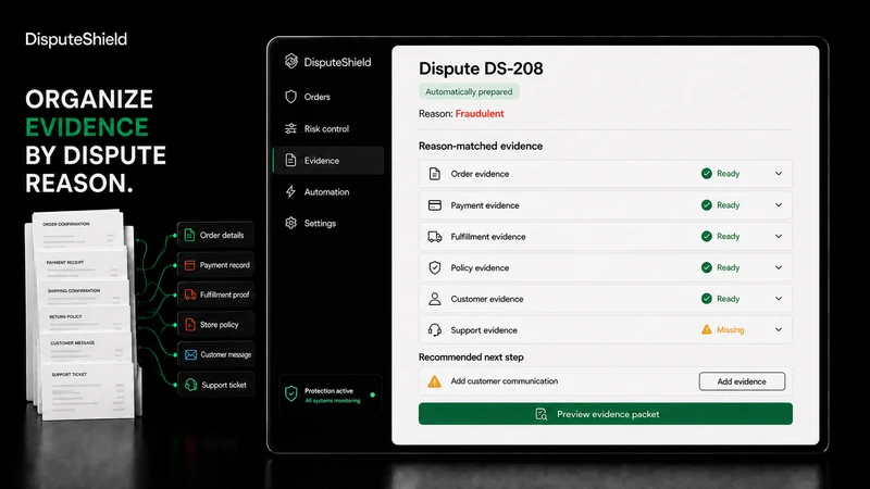 DisputeShield Fraud Prevention