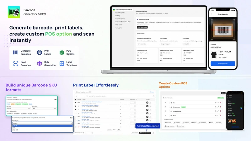 Advanced POS | Barcode| Labels