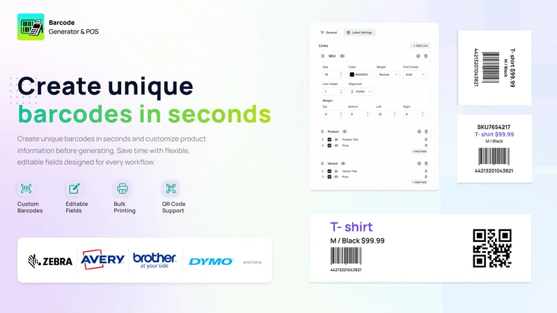 Advanced POS | Barcode| Labels