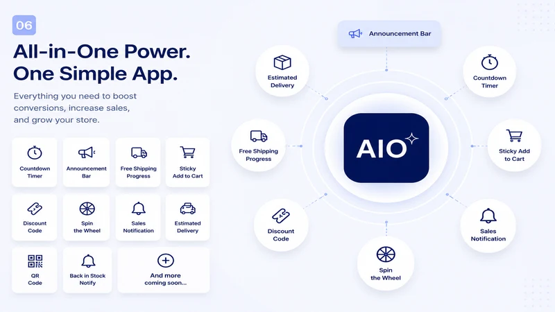 AIO Free shipping bar 8+Apps