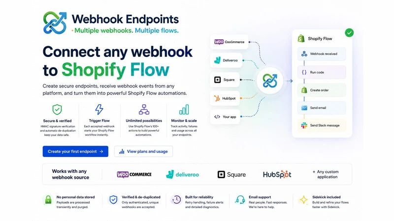 Easy Webhook Endpoints