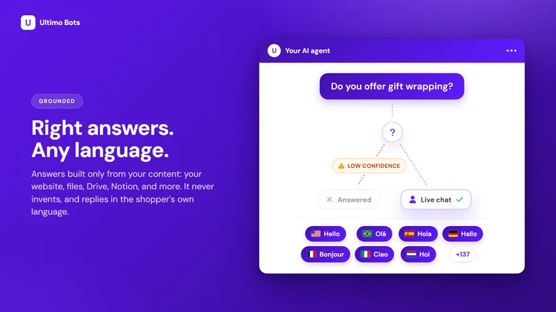 Ultimo: AI Agent & Live Chat