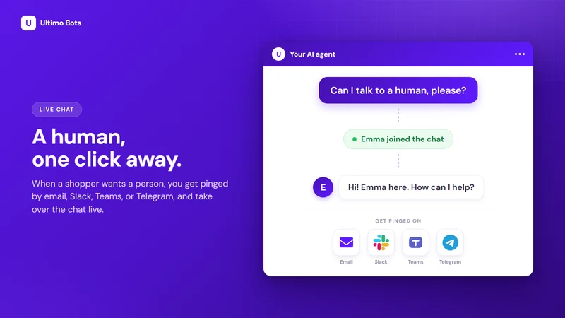 Ultimo: AI Agent & Live Chat